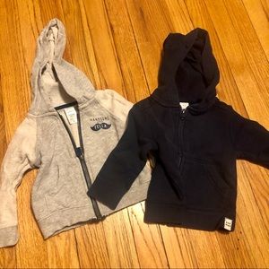 TWO hoodies 12-18 month